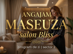 Maseuza pentru salon de masaj senzorial sector 2, program 11-21 de L-V